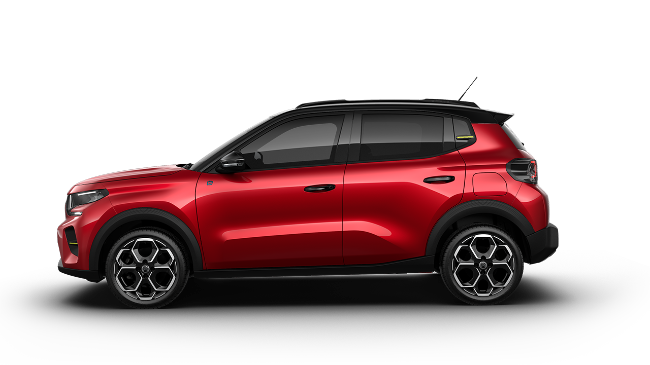 Citroën ë-C3 червоного кольору