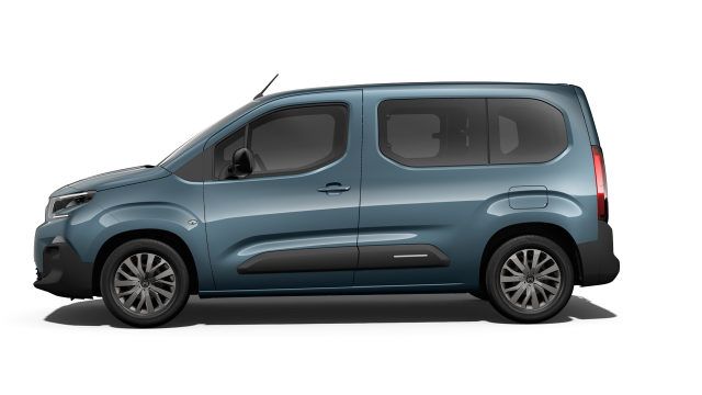 Citroen Berlingo блакитного кольору, довжина L1