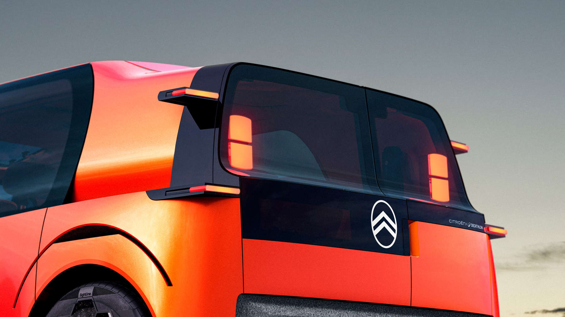 Концепт-кар CITROЁN ELO, задня ляда